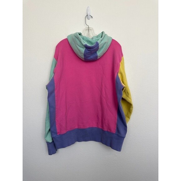 Teddy Fresh x Rip n Dip Hoodie Colorblock Pink Patch Sz Medium Cotton Pocket NEW - Picture 7 of 8